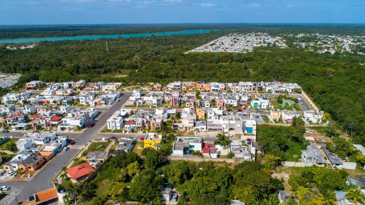 Casa Moderna En Segura Residencial Hacienda Chetumal Villa Bagian luar foto